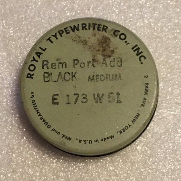 Antique Vertex Typewriter ribbon advertising tin - Picture 8 of 8